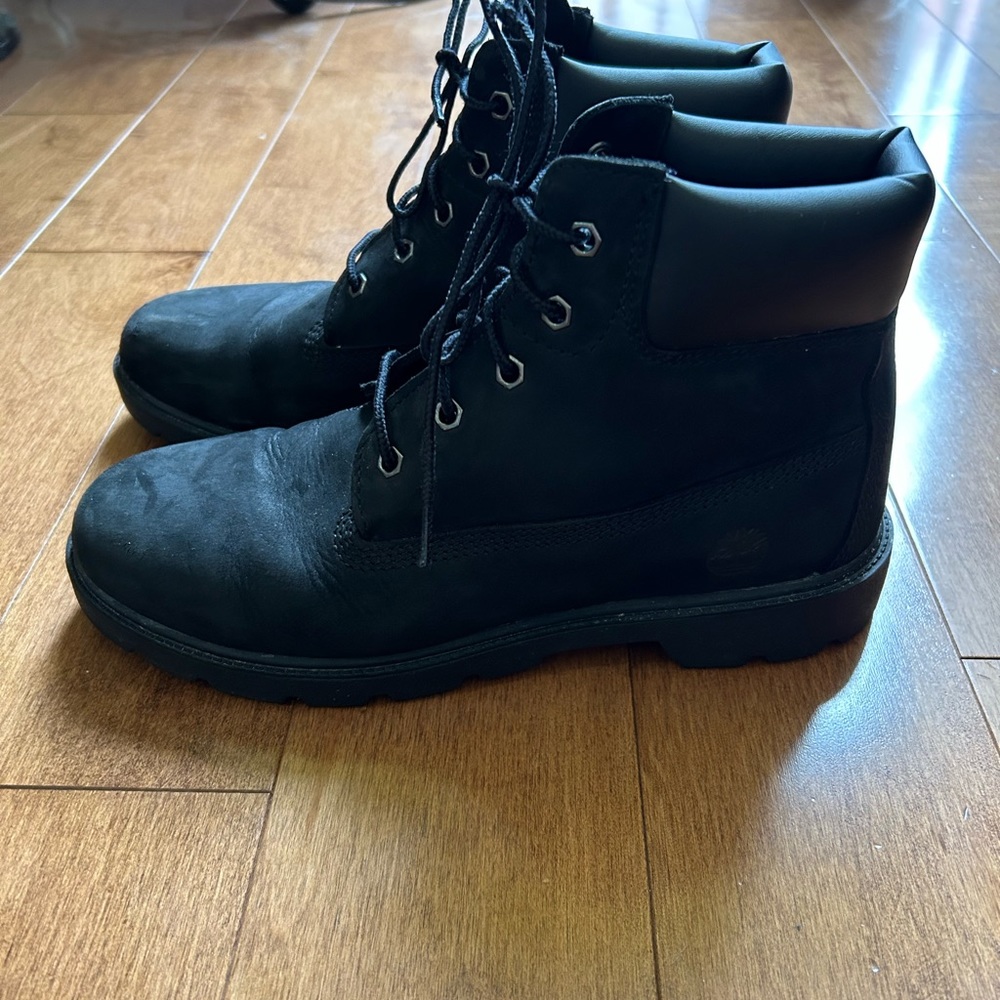 Youth black Timberlands